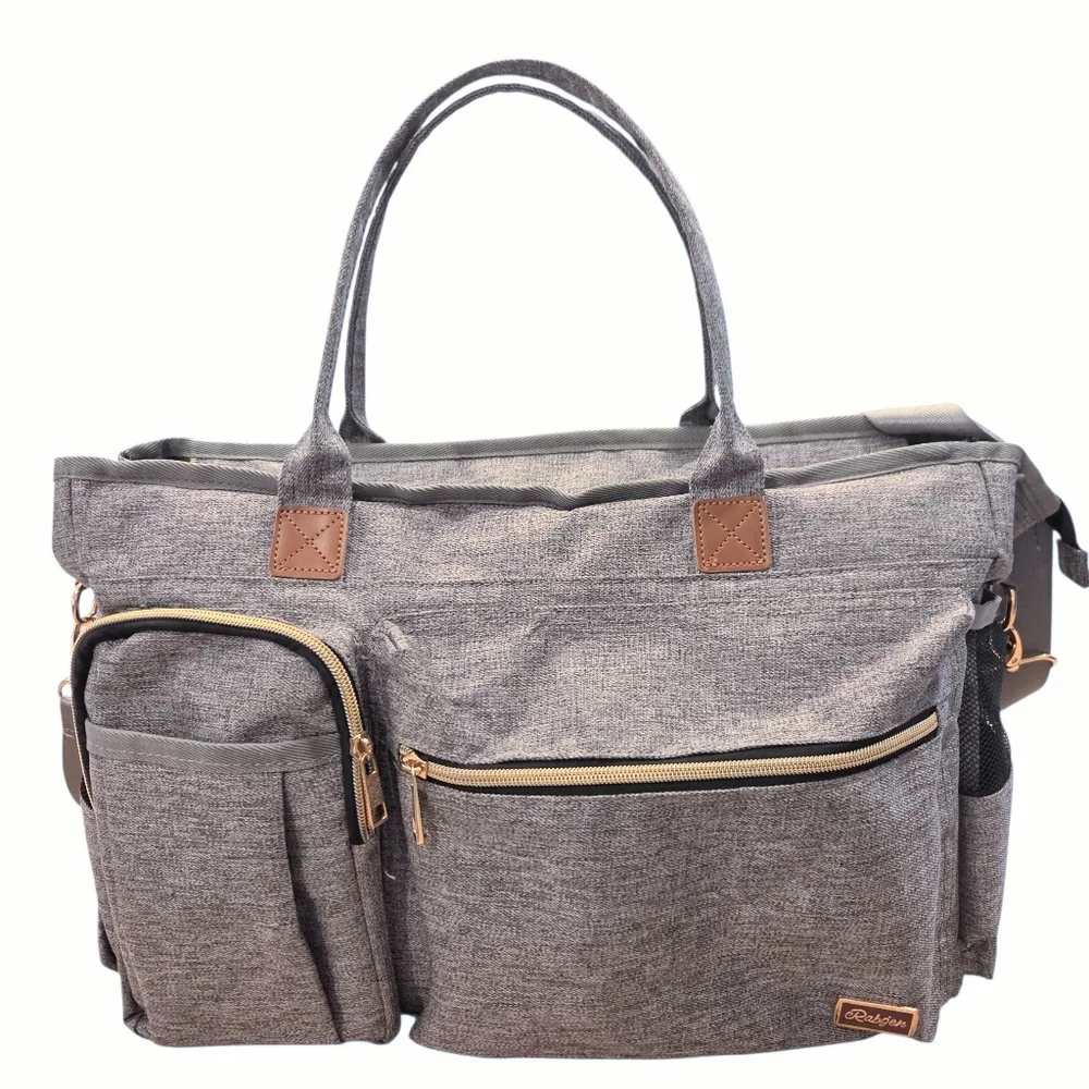 Rabjen Laptop Tote Bag Computer Messenger Nurses Teachers Bag Fits 15.6